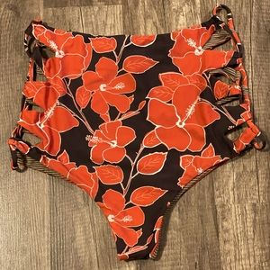 Acacia Queens Bikini Bottom in Mid Pacific